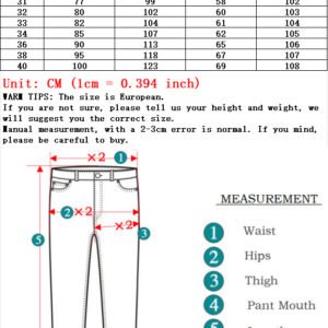 Men’s Black Stretch Jeans – Slim Straight Fit Denim Pants