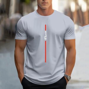 Men’s Paris Letter Print T-Shirt – Summer Streetwear