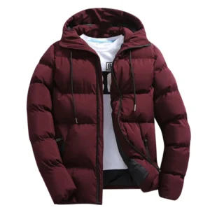 Men’s Winter Parka – Thick Warm Hooded Jacket for Casual and Business Wear